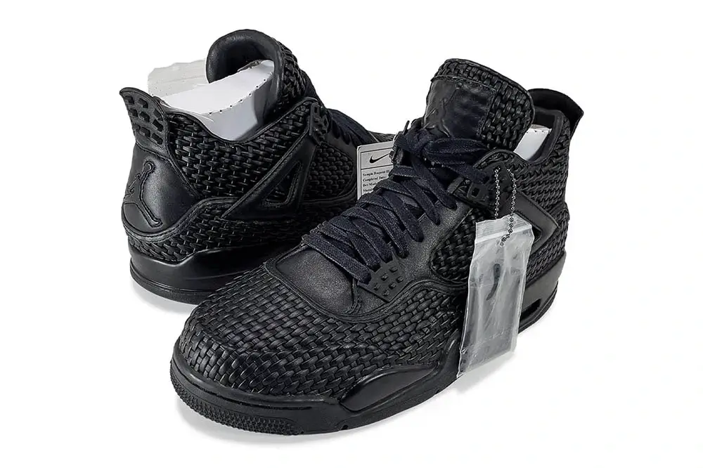 Air Jordan 4 Premium Black Woven | Hot Razzberry Air Jordan 4 Premium Black Woven