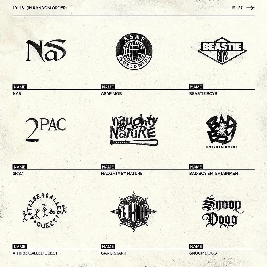 Some of the Most Famous Hip-Hop Logos Of Today | Hot Razzberry Some of the Most Famous Hip-Hop Logos Of Today
