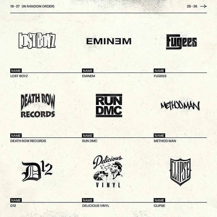 Some of the Most Famous Hip-Hop Logos Of Today | Hot Razzberry Some of the Most Famous Hip-Hop Logos Of Today