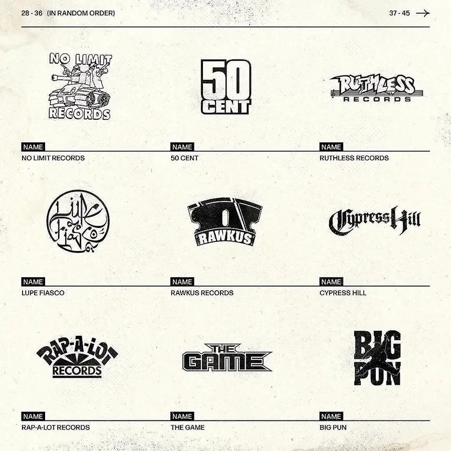 Some of the Most Famous Hip-Hop Logos Of Today | Hot Razzberry Some of the Most Famous Hip-Hop Logos Of Today