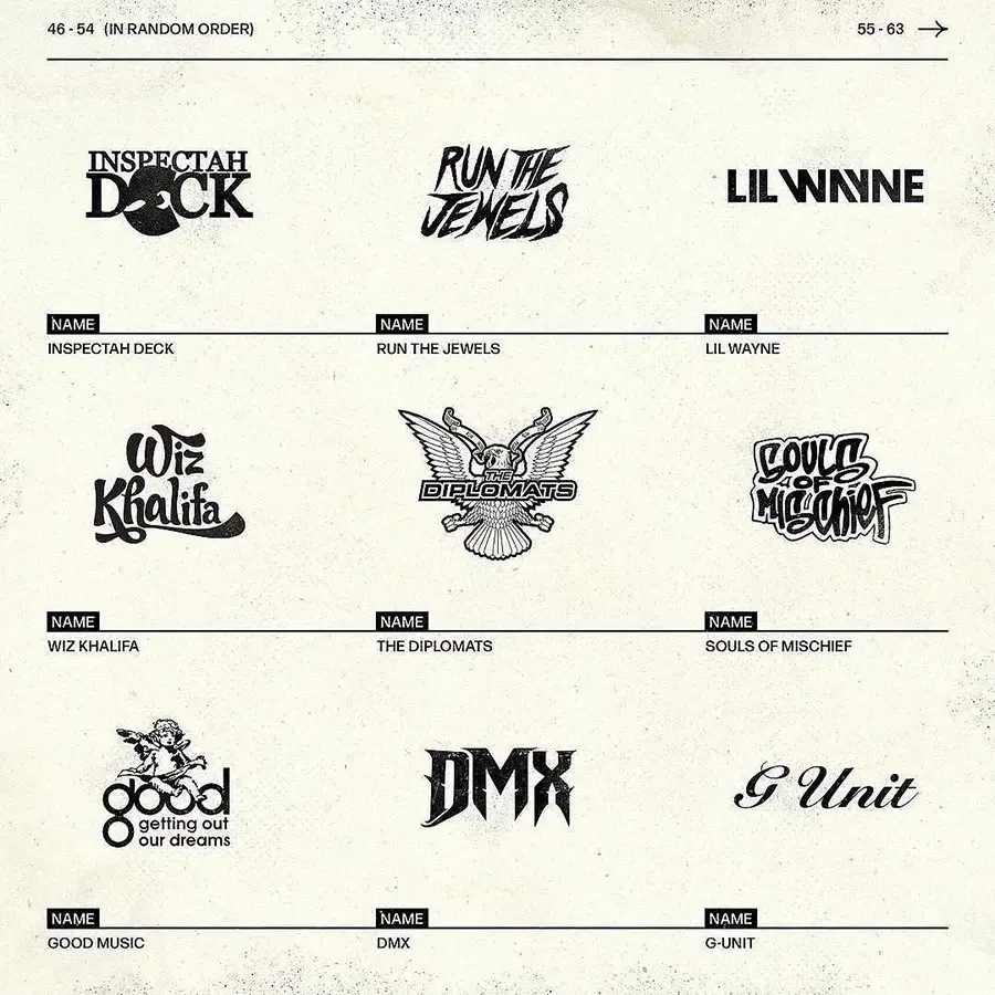 Some of the Most Famous Hip-Hop Logos Of Today | Hot Razzberry Some of the Most Famous Hip-Hop Logos Of Today