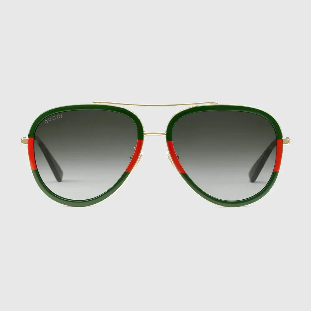 Gucci Aviator Metal Frames | Hot Razzberry Gucci Aviator Metal Frames
