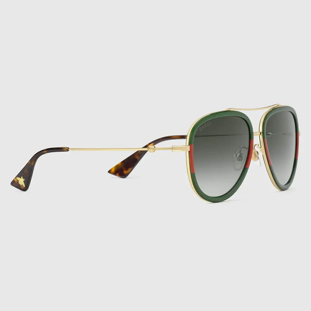 Gucci Aviator Metal Frames | Hot Razzberry Gucci Aviator Metal Frames