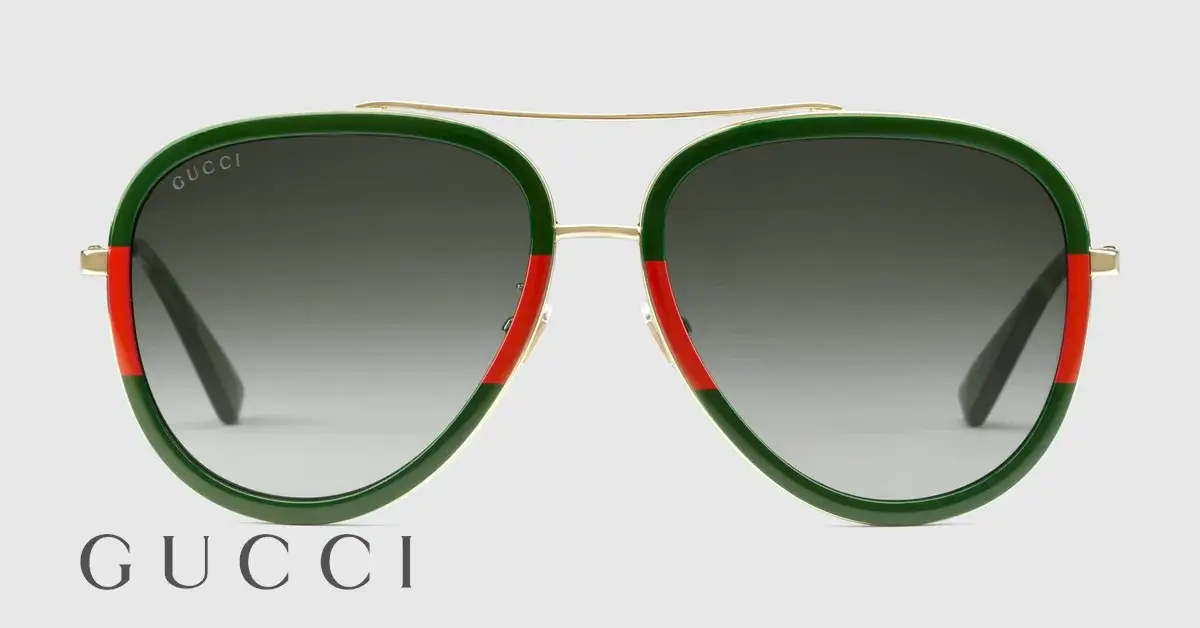 Gucci Aviator Metal Frames