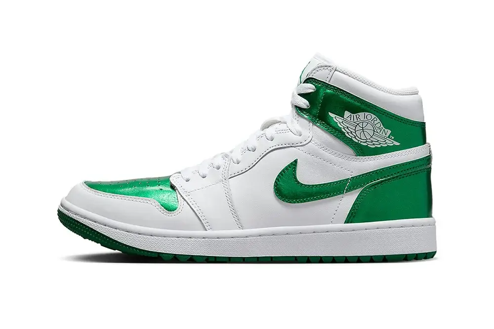 Air Jordan 1 High Golf Metallic Green