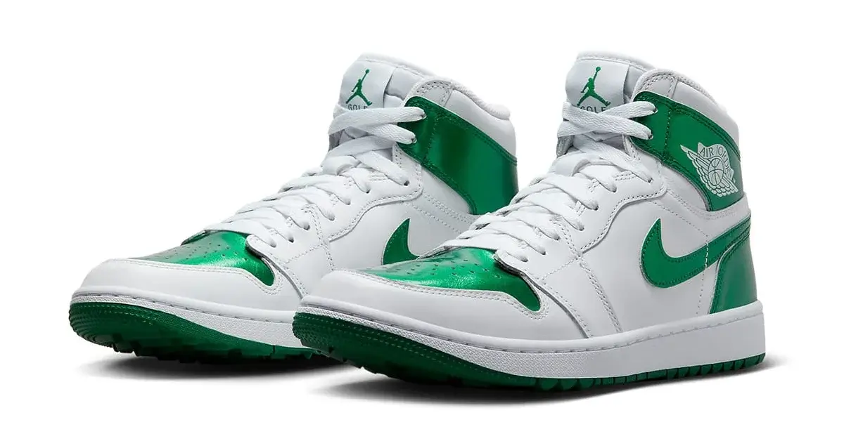 Air Jordan 1 High Golf Metallic Green