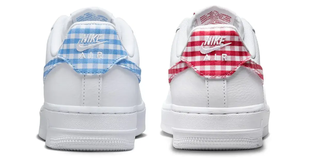 Official Images of the Nike Air Force 1 Low Gingham Pack