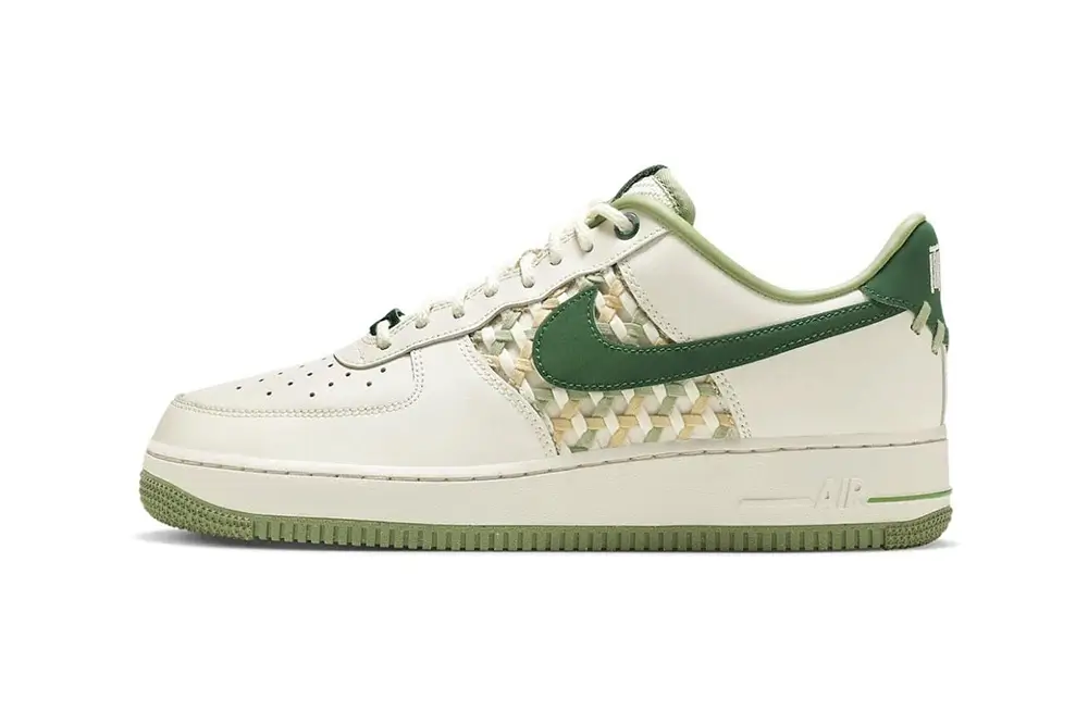 Nike Air Force 1 Low "NAI-KE" Green Weave