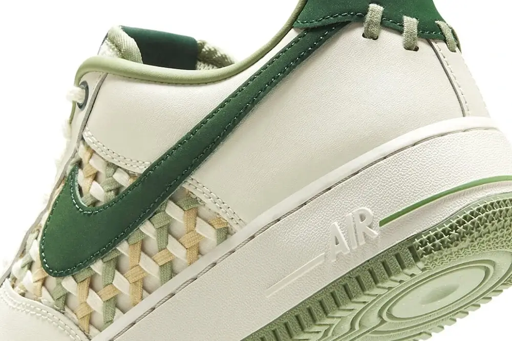 Nike Air Force 1 Low "NAI-KE" Green Weave