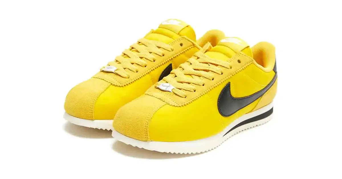 Bruce Lee Nike Cortez Yellow/Black