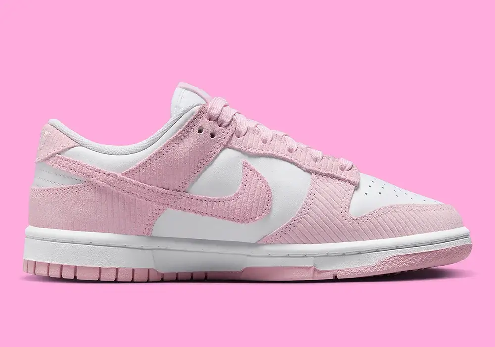 Nike Dunk Low Pink Corduroy