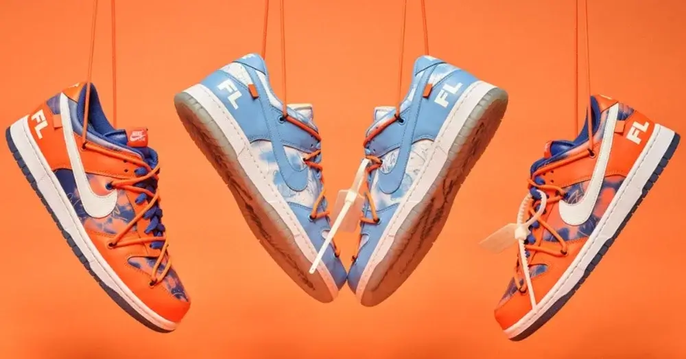 Nike Dunk Low Virgil Abloh™ x Futura Laboratories Sold For $107,950 | Hot Razzberry Nike Dunk Low Virgil Abloh™ x Futura Laboratories Sold For $107,950