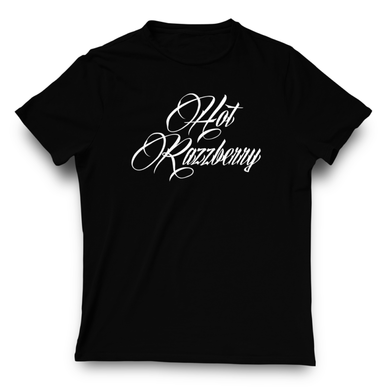 Hot Razzberry Logo Tee (Black/White)