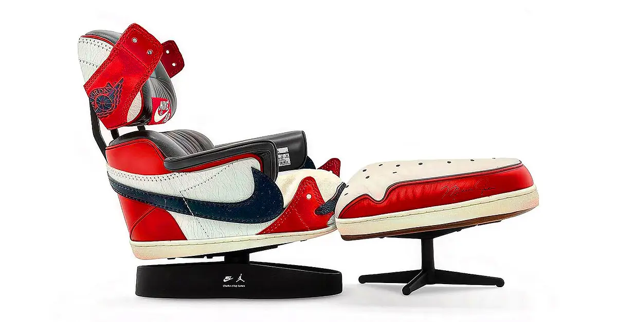 Artist Uses AI To Create Sneaker-Inspired Furniture