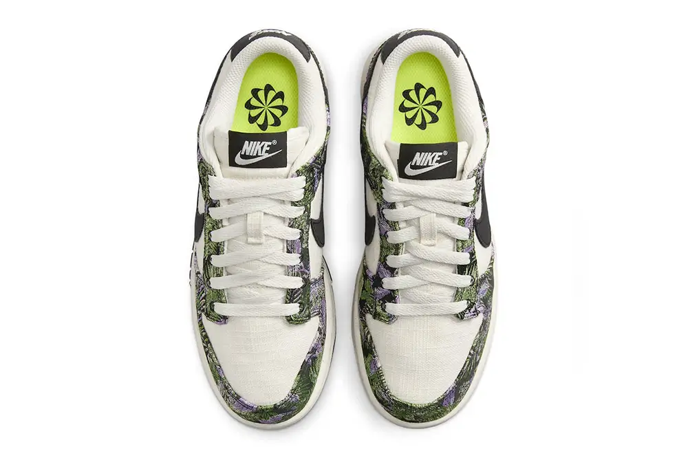 Nike Dunk Low Next Nature "Floral Tapestry" Debut | Hot Razzberry Nike Dunk Low Next Nature "Floral Tapestry" Debut