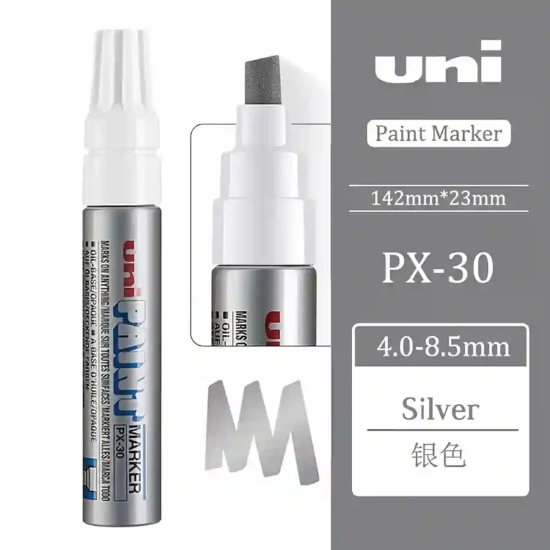 Uni PX30 Silver Paint Marker