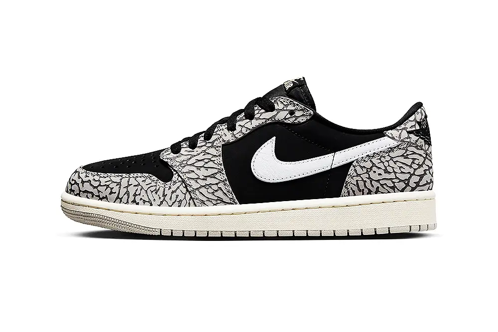 Air Jordan 1 Low OG Black Cement Official Images