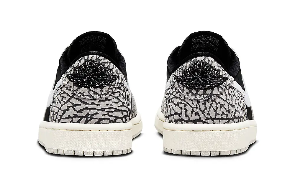 Air Jordan 1 Low OG Black Cement Official Images