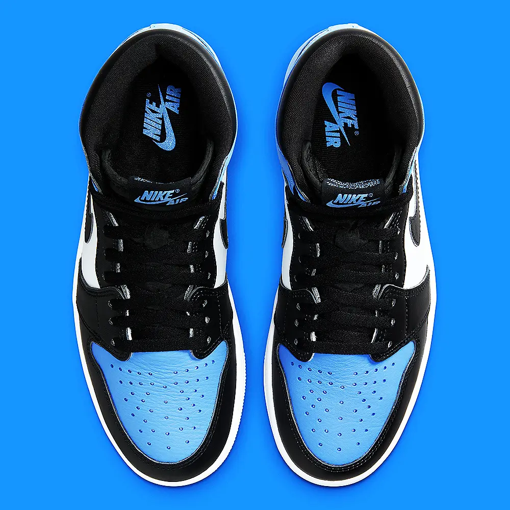 Air Jordan 1 Retro High OG UNC Toe Official Images