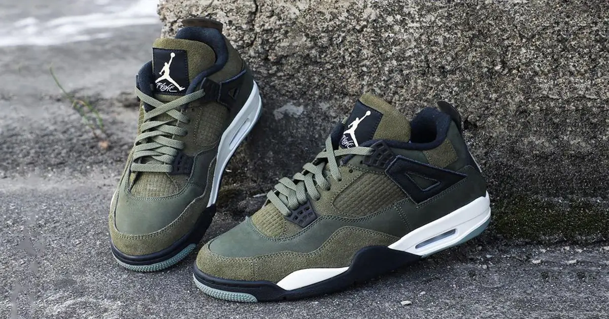 Air Jordan 4 Craft Medium Olive First Look