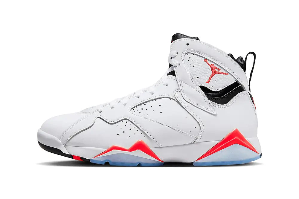 Air Jordan 7 White Infrared Official Images | Hot Razzberry Air Jordan 7 White Infrared Official Images