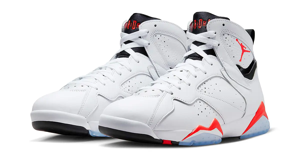 Air Jordan 7 White Infrared Official Images