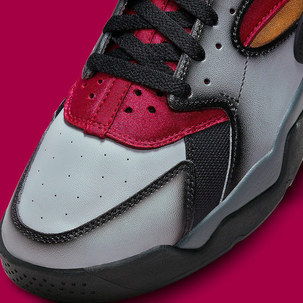 Nike Air Flight Huarache Channels Air Jordan 7's Bordeaux Aesthetic | Hot Razzberry Nike Air Flight Huarache channels Air Jordan 7's Bordeaux Aesthetic