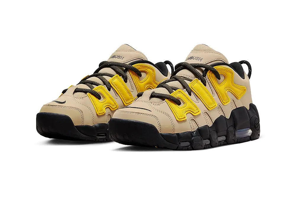 AMBUSH x Nike Air More Uptempo Low "Limestone"
