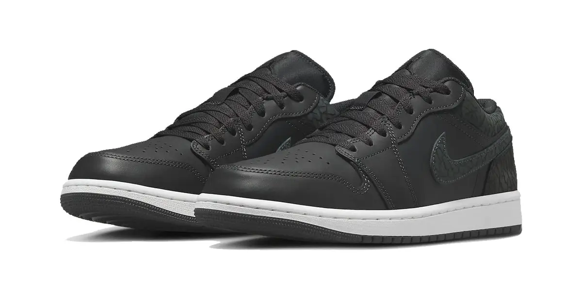 Air Jordan 1 Low "Black Elephant"