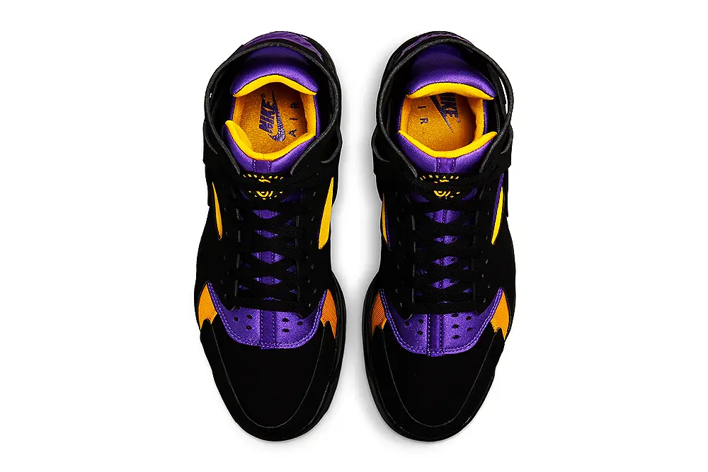 Kobe Bryant's Nike Air Flight Huarache "Lakers Away" Drop Next Month