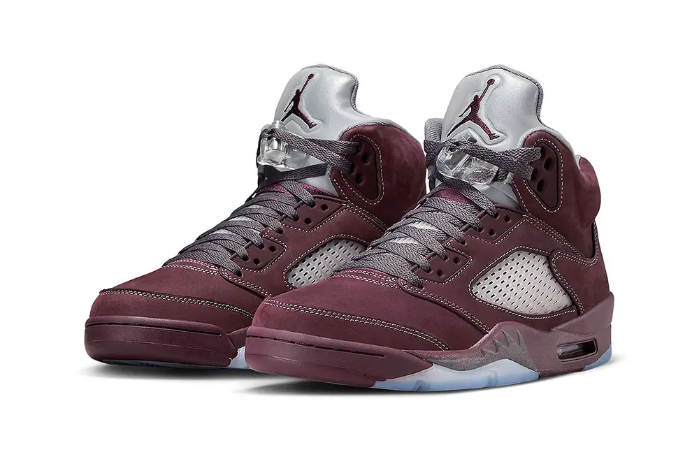 Air Jordan 5 "Burgundy" Official Images