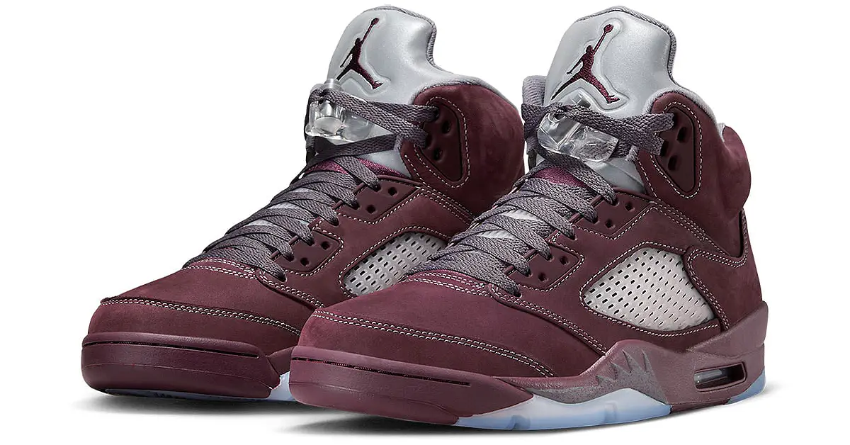 Air Jordan 5 "Burgundy" Official Images