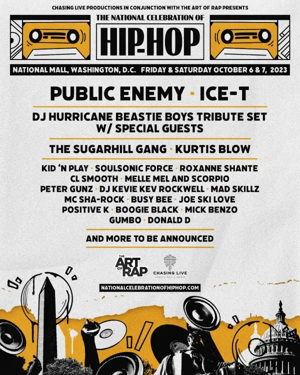 Public Enemy & Ice T To Headline National Celebration Of Hip-Hop In D.C.