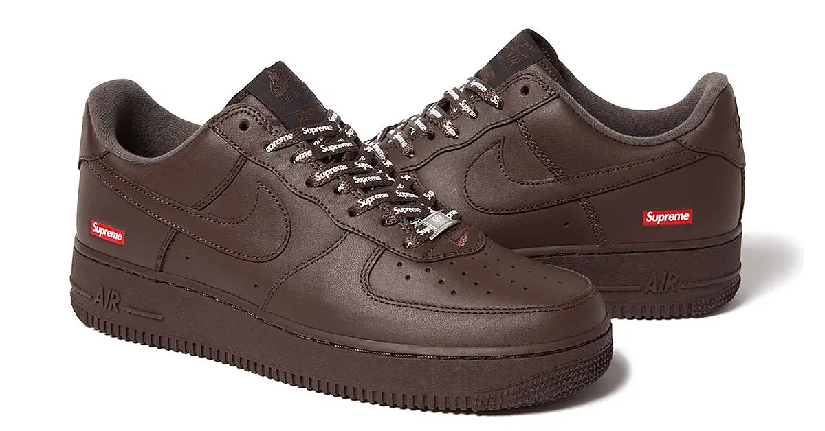 Supreme x Nike Air Force 1 Low “Baroque Brown”