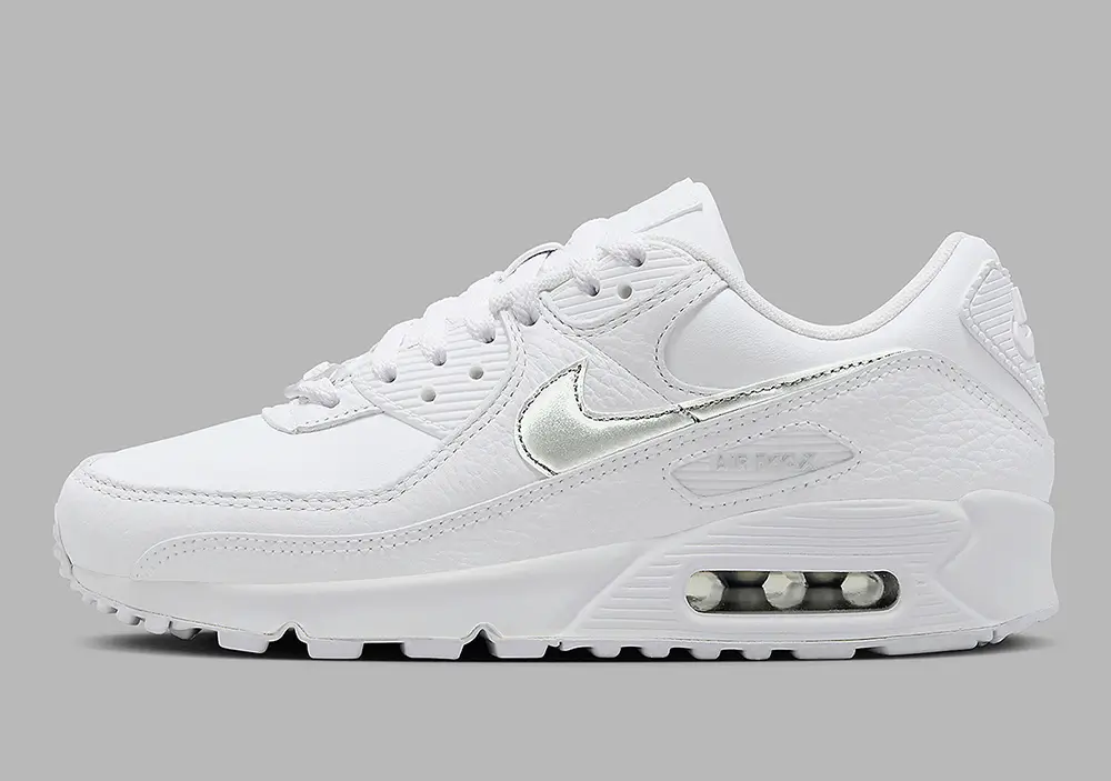 New Air Max 90 Features Metallic Silver Swooshes, Matching Accessories