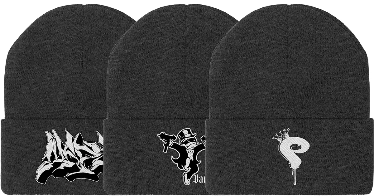 Vandalistik Apparel Knit Beanies In Stock For The Winter