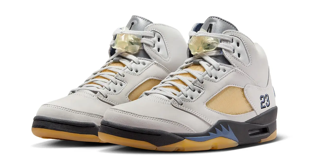 A Ma Maniére x Air Jordan 5 “Diffused Blue” Official Images