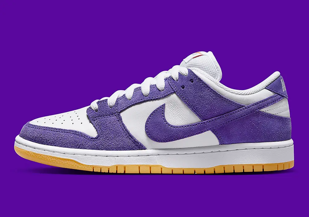 Purple Suede-Dipped Nike SB Dunk Low Orange Label