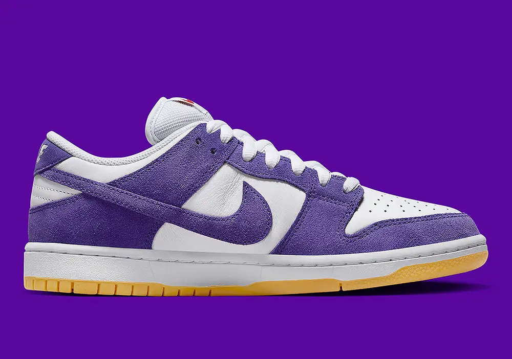 Purple Suede-Dipped Nike SB Dunk Low Orange Label
