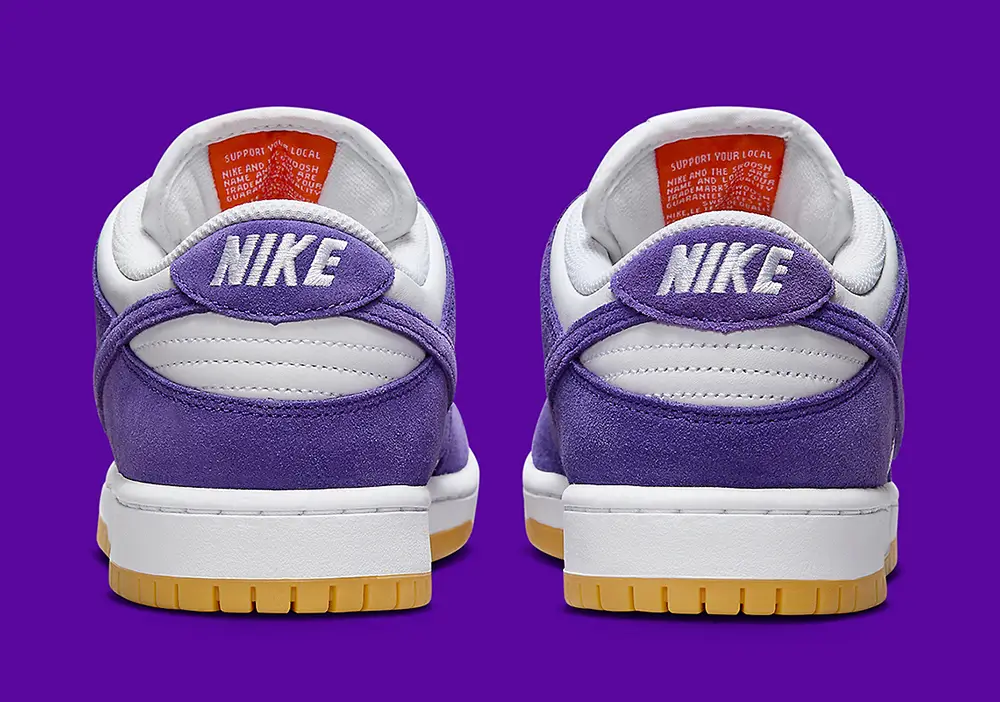 Purple Suede-Dipped Nike SB Dunk Low Orange Label