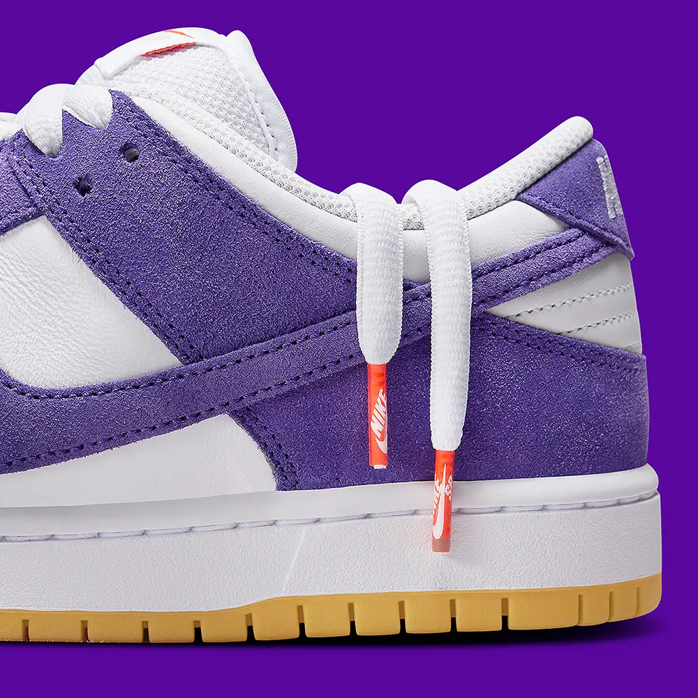 Purple Suede-Dipped Nike SB Dunk Low Orange Label