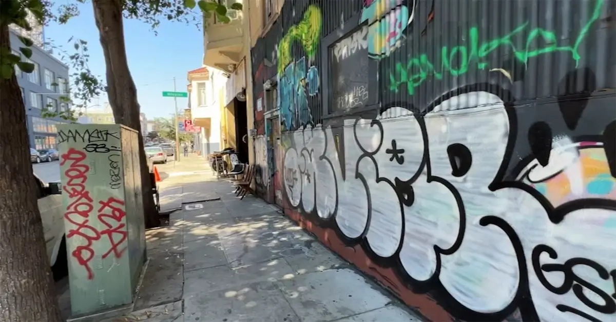 San Francisco Deals With Rise In Graffiti & Tagging On Private Properties