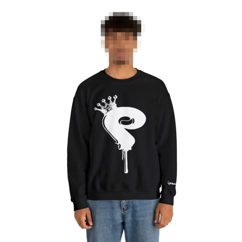 The P Crewneck Sweatshirt by Vandalistik Apparel