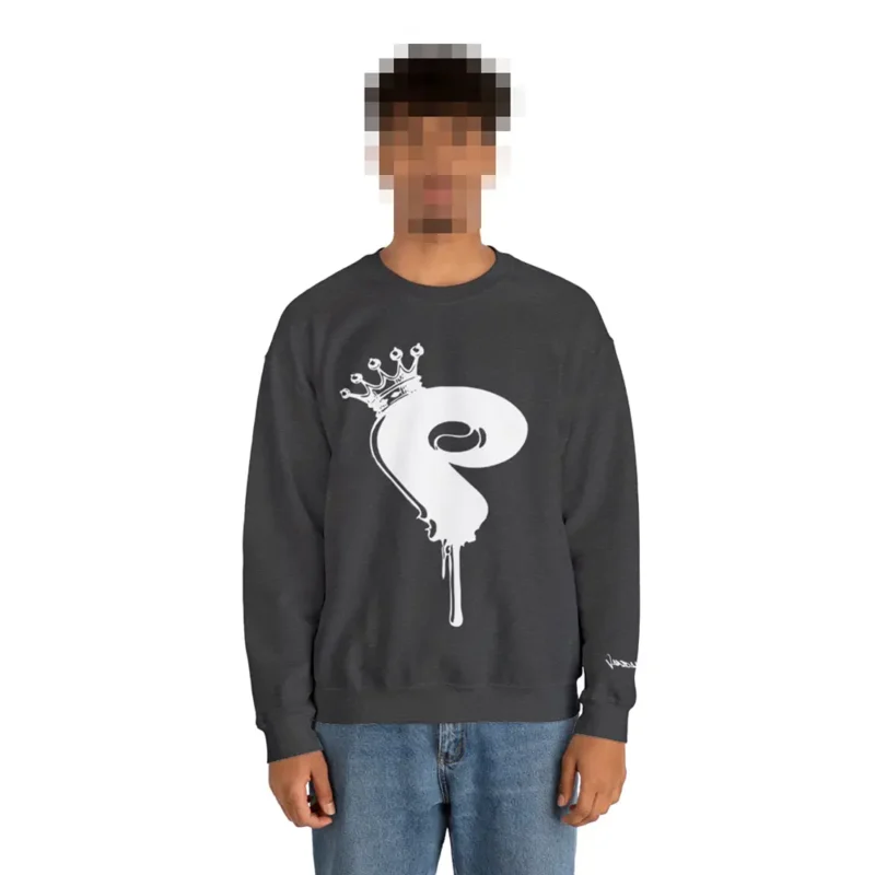 The P Crewneck Sweatshirt by Vandalistik Apparel