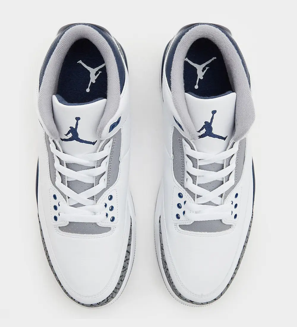 Air Jordan 3 "White/Navy" Dropping January 2024