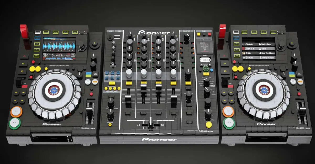 Superfan Creates A Working Pioneer DJM 900 Nexus Mixing Board Out Of LEGO®