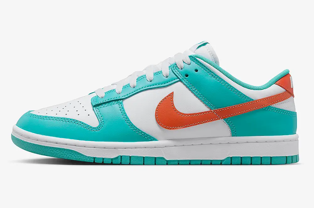 Nike Dunk Low "Miami Dolphins" | Hot Razzberry Nike Dunk Low "Miami Dolphins"
