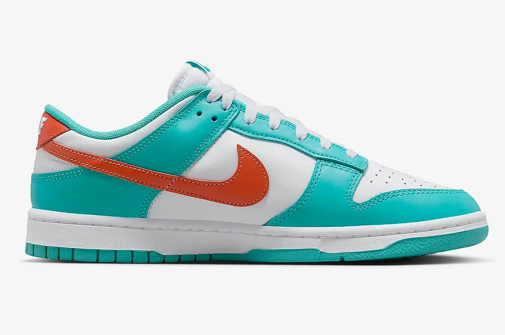 Nike Dunk Low "Miami Dolphins" | Hot Razzberry Nike Dunk Low "Miami Dolphins"