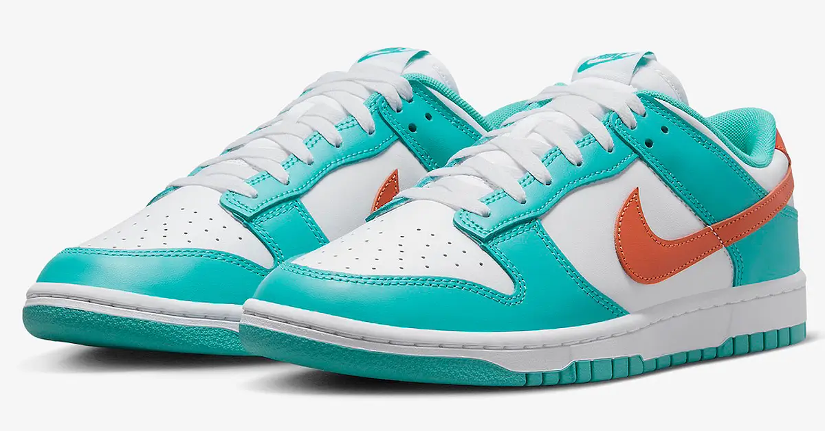 Nike Dunk Low “Miami Dolphins”