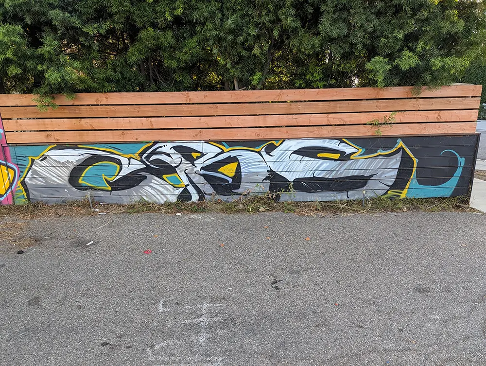 Melrose Ave. CBS Crew Wall